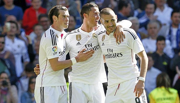 Madrid_Bekasi's tweet photo. Pada 2016/17, Real Madrid tidak hanya memiliki satu trisula, tetapi Mereka memiliki DUA!

MAV - 13 gol
BBC - 12 gol https://t.co/gT5l0VgIxy