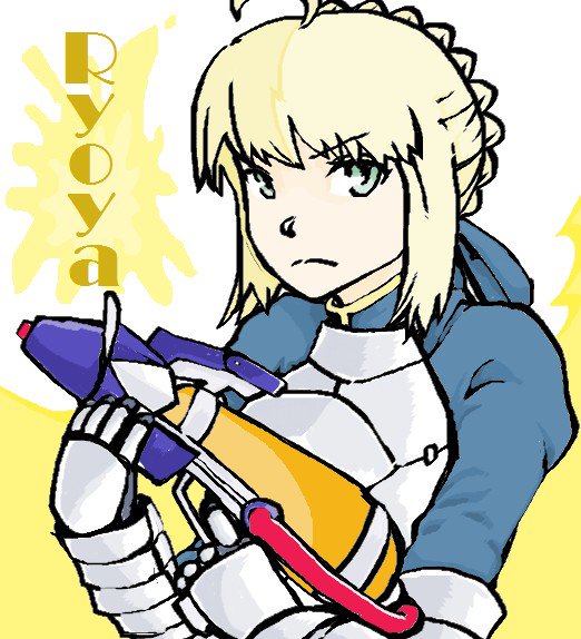 りょーやさんの依頼でプライムを持ったセイバーを描かせてもらいました。 