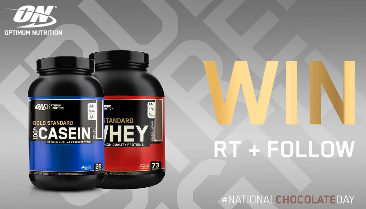 UKTeam_Optimum's tweet photo. To celebrate #NationalChocolateDay we're giving you the chance to win our Chocolate #GS Whey &amp; Casein! #TeamON https://t.co/T3Gso2VHW6
