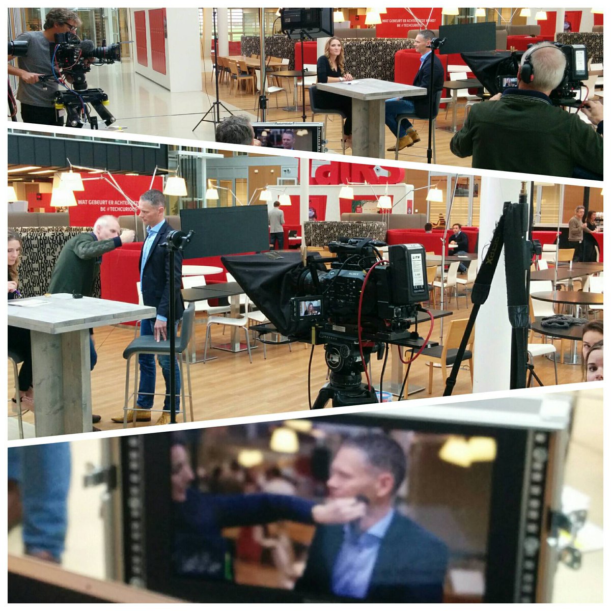 XLhosted's tweet image. Onze eigen @BergvandenR geïnterviewd voor een item over Managed hosting op @TeamNLtv #rtlz