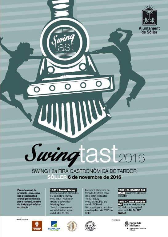 Tornam a Sóller!! Diumenge dia 6 el tren del swing es posa en marxa de nou #mallorcaswing #swingtast #ajuntamentdesoller #tren