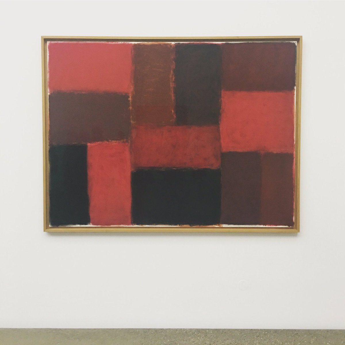 anna_deilmann's tweet photo. The most beautiful Sean Scully pastel on paper 1953/54 - Sammlung Looser @MuseumFolkwang - thank you for the tour @K_SammlungNRW https://t.co/HMtWKlE9dh