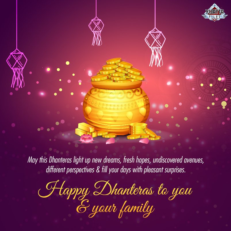 VijaytaFilms's tweet photo. Team #VijaytaFilms wishes you all a very #Happydhanteras!
@IAMSUNNYDEOL @AbhayDeol #BobbyDeol https://t.co/L5jqsCwzcQ