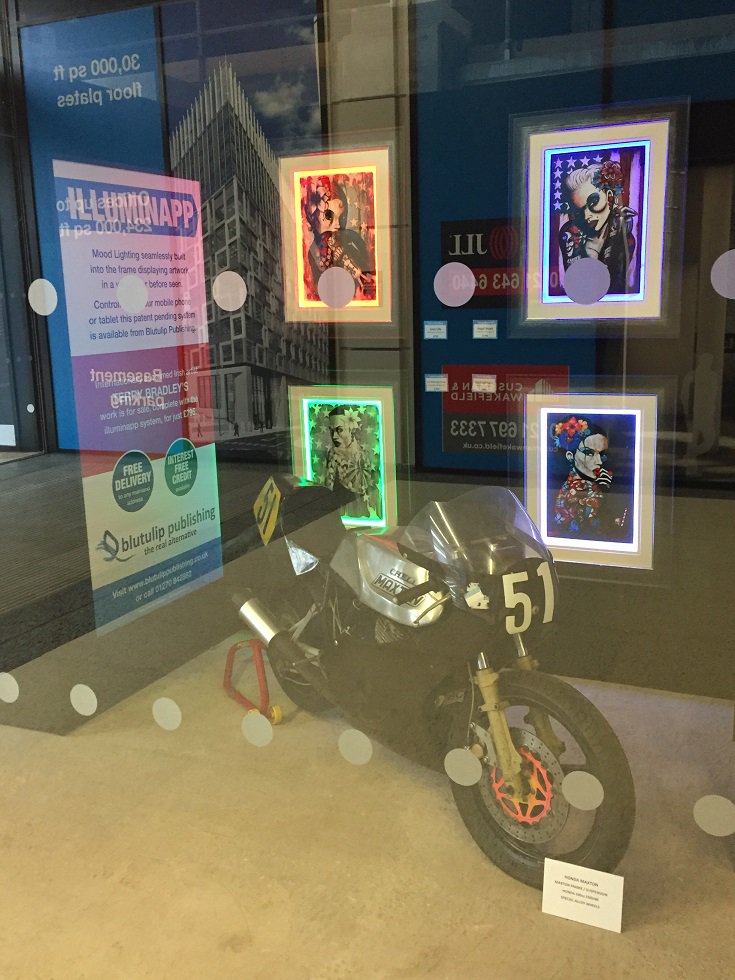 BaileyArts's tweet photo. Our new display area in Birmingham for #thelifetree looks pretty good. Also Illiminapp frames featuring artist #terrybradley https://t.co/ZUN1SJCIeE
