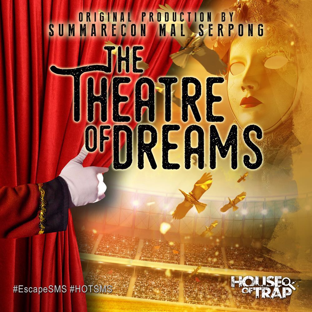 SMS_Serpong's tweet photo. House Of Trap! Yakin kamu bisa menyelesaikan teka-teki baru The Theatre of Dreams? #EscapeSMS #HOTSMS https://t.co/8QkqQJ9qUf