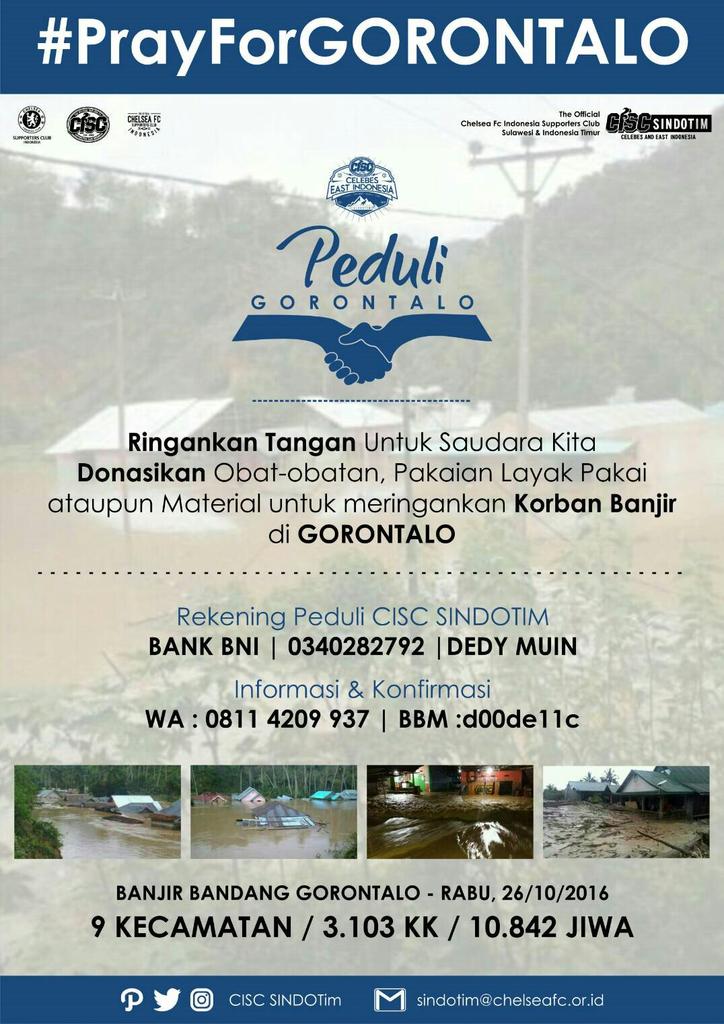 CISCluwutimur's tweet photo. Sedikit bantuan kalian sangat berharga bagi mereka yang berduka ..
mari peduli
#PrayForGorontalo
#ciscpeduli
@CISCSINDOTim @ChelseaIndo ๐ https://t.co/IN2SZQWMt1