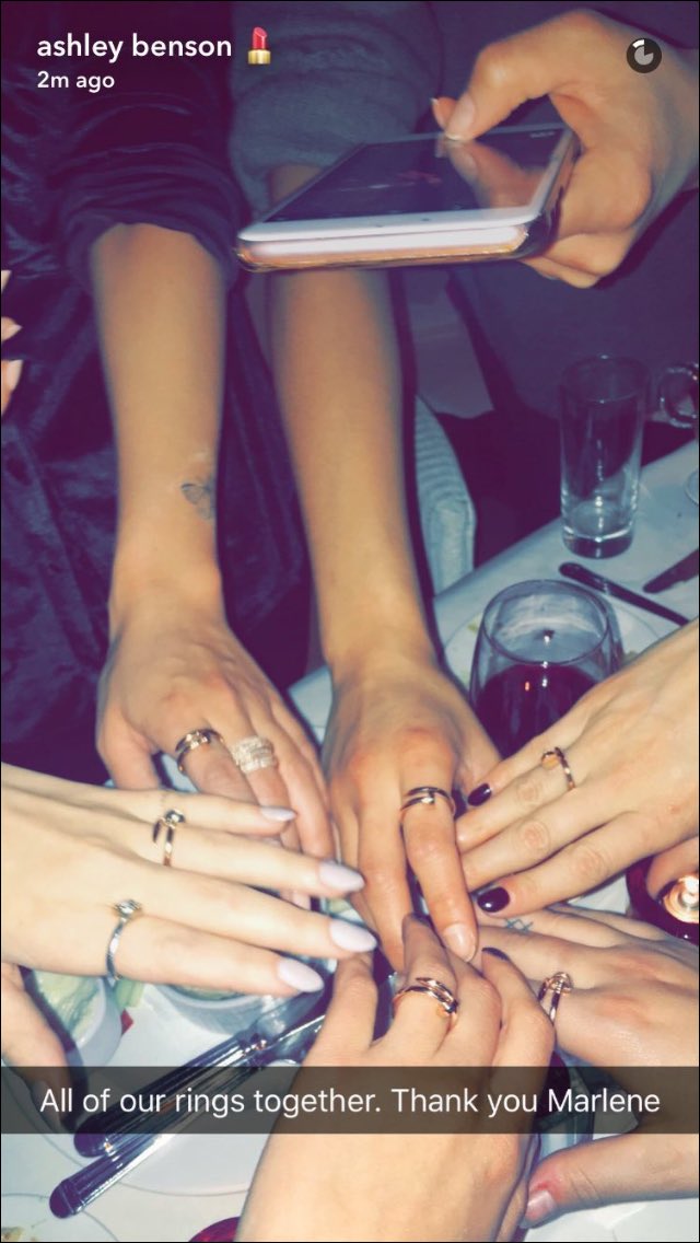 pll4eve's tweet photo. They all got matching rings &amp; tattoos on their shh finger!!! I'm gonna cry!! This is so sad!  #PLLWillLiveForever 😭😭😩❤️❤️❤️ https://t.co/BChgBvvfNN
