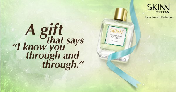 skinn_titan's tweet photo. You don’t gift a perfume to anybody and everybody. You gift it to someone close to you. Go ahead, celebrate closeness with Skinn #BornFrench https://t.co/F5TmNVmXiu