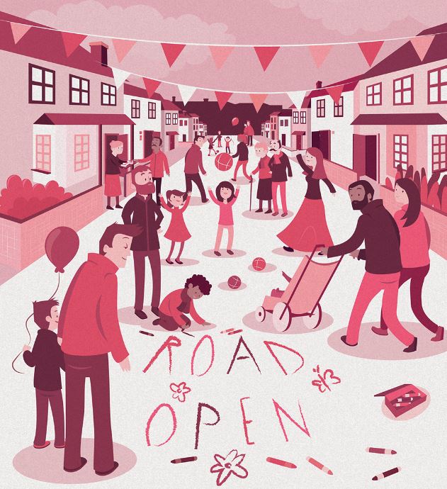 SustransSouth's tweet photo. There are real benefits to designing streets around people instead of cars. Blog from @livingstreets @playingoutCIC: https://t.co/vvc8bRvv3j https://t.co/cgdxiMuwsM