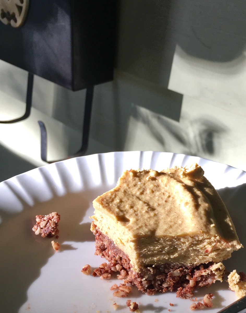 Some mornings you have <a href="/thehappypear/">The Happy Pear</a> pumpkin pie for breakfast as you run out the door #anditwasdelicious