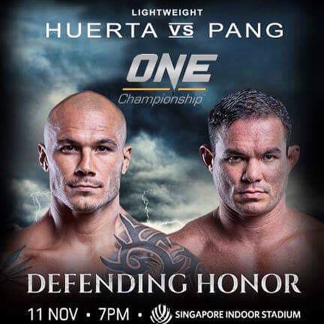 Adrian Pang (@adrianpangmma) on Twitter photo Two weeks til <a href="/RogerHuerta/">Roger Huerta</a> & I throw down for <a href="/ONEChampionship/">ONE Championship</a> on their biggest card of the year! #singapore #onechampionship #pangdynasty Two weeks til <a href="/RogerHuerta/">Roger Huerta</a> & I throw down for <a href="/ONEChampionship/">ONE Championship</a> on their biggest card of the year! #singapore #onechampionship #pangdynasty