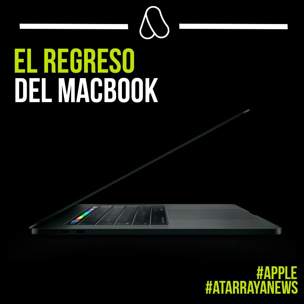 Con 13 y 15 pulgadas #apple presenta la nueva versión de #macbook pro, el teclado de funciones se fue y ahora tenemos una barra táctil 😳🙌🏼