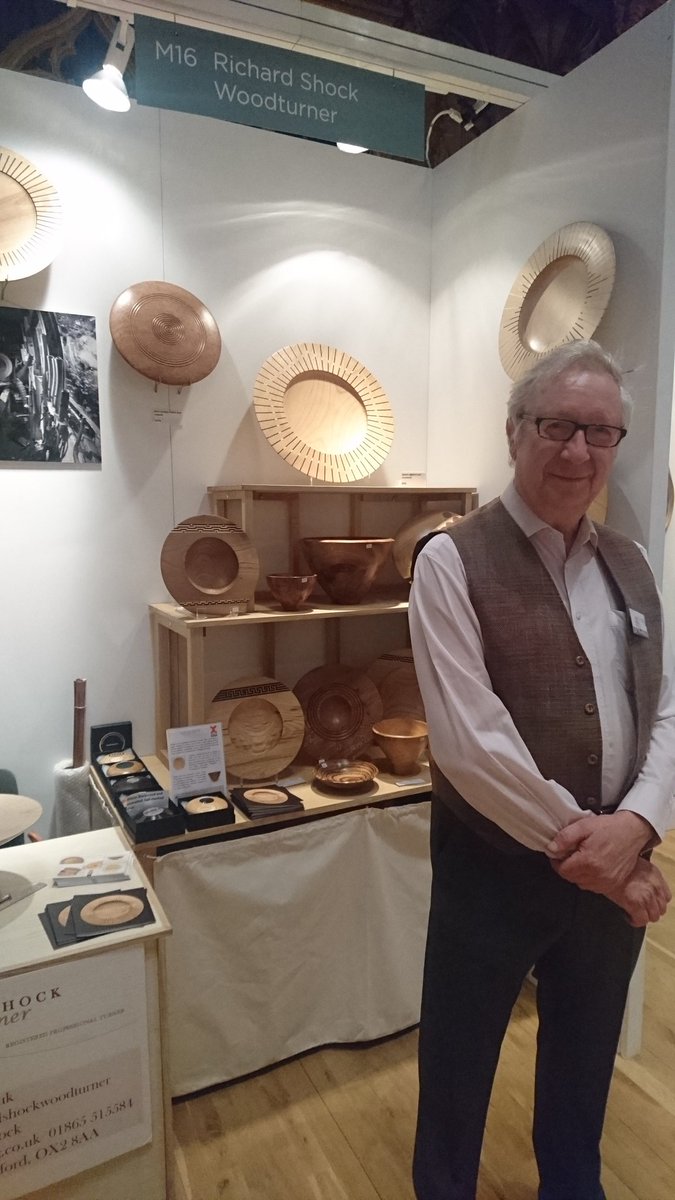MakingGoode's tweet photo. My 5th #StarMaker is @richardshock for his glorious woodturning &amp; the finesse of his inlaying. Come &amp; see him at #HandmadeEdinburgh https://t.co/q8Br54zUtt