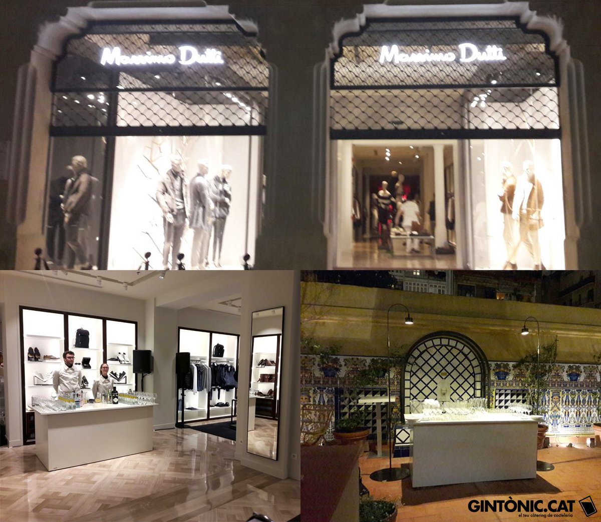 Ahir vam viure l’elegància i el glamour de <a href="/massimodutti/">Massimo Dutti</a> a la inauguració de la seva nova botiga #cocteleria #cocktail  #espaissingulars