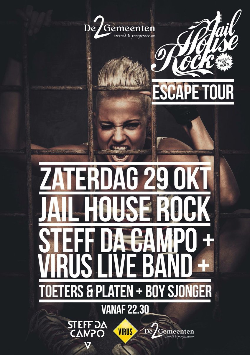 Deze zaterdag zijn we te vinden <a href="/De2Gemeenten/">De 2 Gemeenten Jirnsum</a> met deze show! #jailhouserock