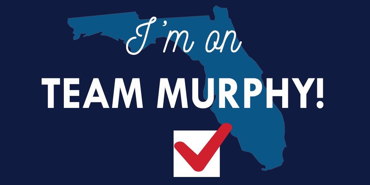 @KevinDarryl @DailyNewsBin @PatrickMurphyFL #VoteBlueDownBallot #Vote #IVoted #MurphyForSenate