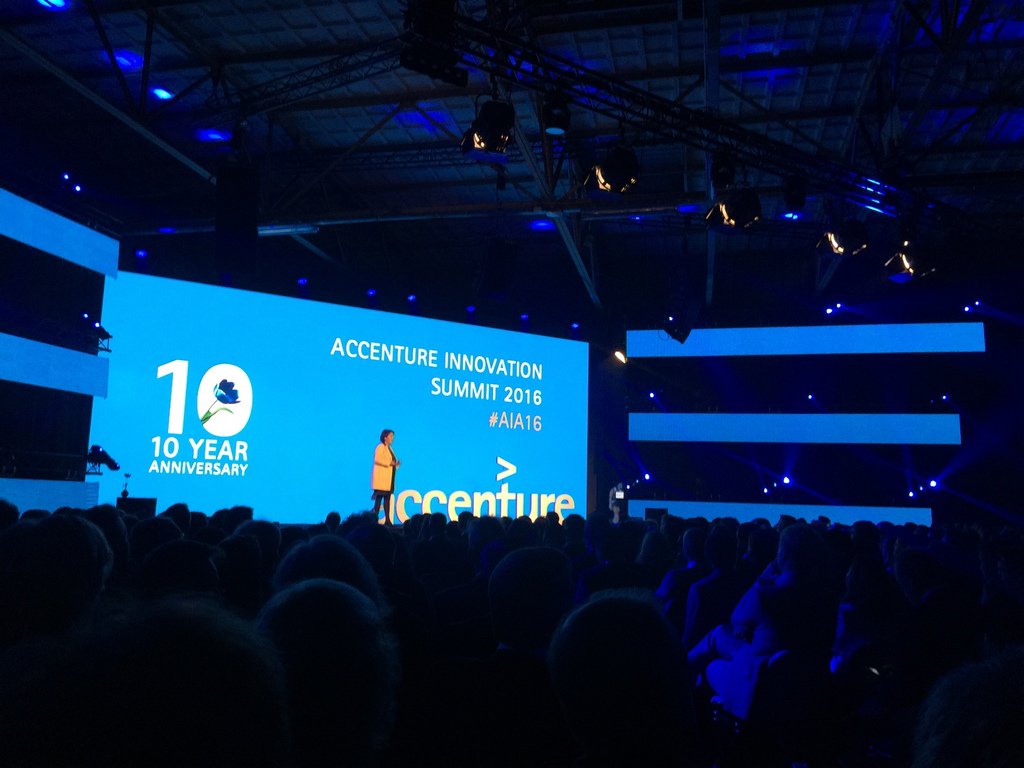 wonderflow's tweet photo. Congrats to @Accenture & @manonvanbeek on her inspiring speech: how big companies can better interact with early stage innovation! #aia2016 https://t.co/FqVhKvGXzb