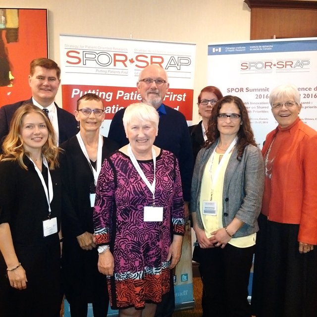 CIHR_IRSC's tweet photo. Members of the #AbSPORU at the #sporsummit this week @_AIHS_ https://t.co/95L40DN5OQ