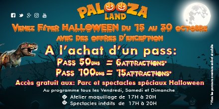 Paloozaland On Twitter Palooza Land Marrakech Fête Halooween