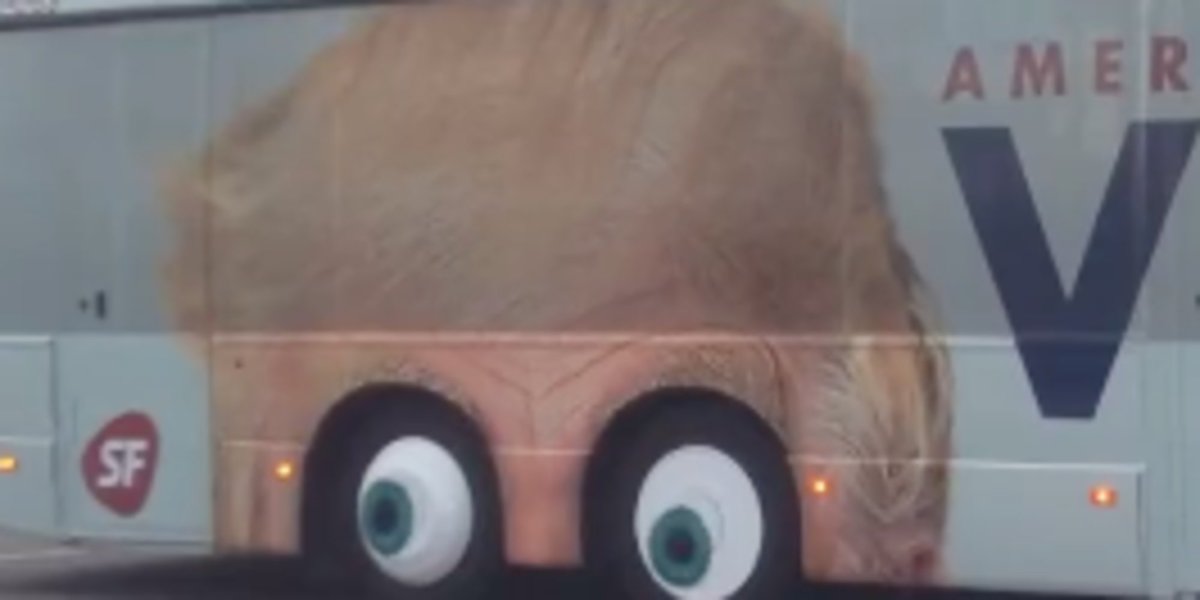 Even this bus in Denmark is rolling its eyes at <a href="/realDonaldTrump/">Donald J. Trump</a> ⏩ by <a href="/lee_moran/">Lee Morán</a> huff.to/2e43a4f