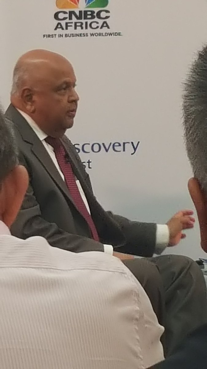 @cnbcafrica ExclusiveInsights with Minister Gordhan. @JSE_SENS Open discussion. A privilege.  @AskAfrika CEO Andrea Grevers joining.