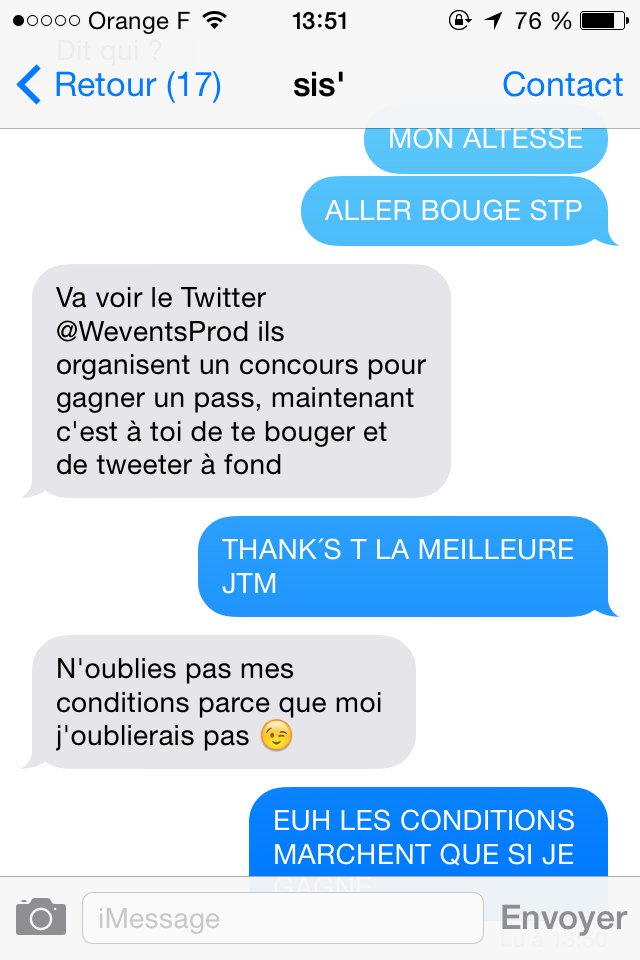 sxnvolk's tweet photo. mddddddr elle est dans l'abus ma sœur ! 
bon je tente ma chance du coup @WeventsProd !  #withwevents @LiArsFanMeet https://t.co/g9SUQrTbpa
