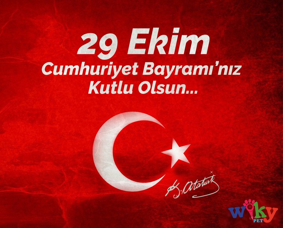 29 Ekim Cumhuriyet Bayramımız Kutlu Olsun...
wikypet.com
#Wikypet #29Ekim #CumhuriyetBayramı #Cumhuriyet