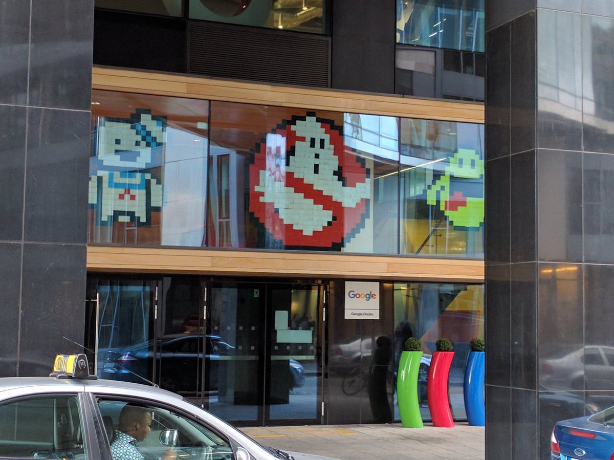 Google Barrow Street is all decorated for Halloween #GoogleTechIE