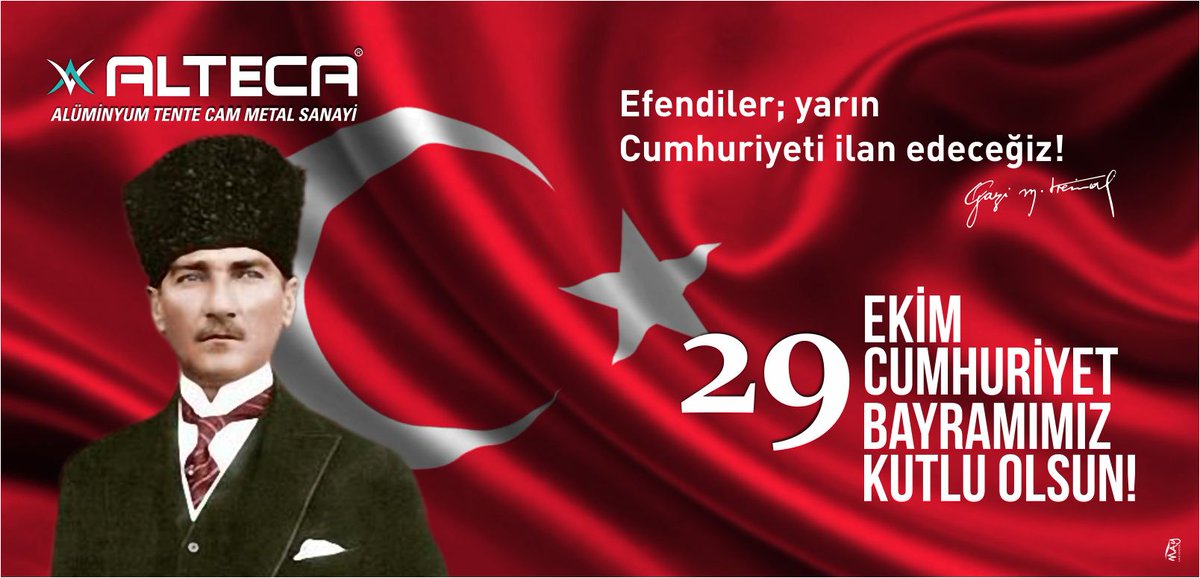 AltecaAluminyum's tweet photo. 29 EKİM CUMHURİYET BAYRAMIMIZ KUTLU OLSUN!
0252 316 11 11 https://t.co/Xw3iRTMTYB
#bodrum #türkiye #cumhuriyetbayramı #kutlama #zafer https://t.co/m84hWd4jfM