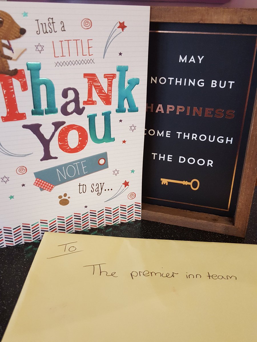 .... therefore it is even more heartwarming when we as a team receive thank you presents from our guests! 🙊