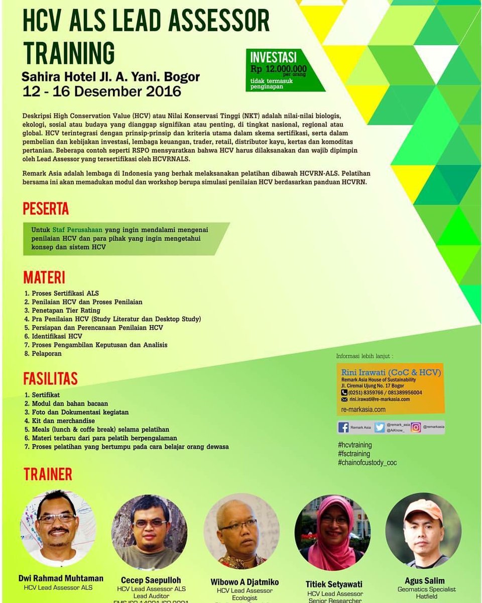 AiKnow_'s tweet photo. Mari daftarkan segera untuk ikut #HCVTraining dan #CoCTraining by @AiKnow_ dan @FSC_IC @sertifikasiFSC https://t.co/OBjDulCVIx