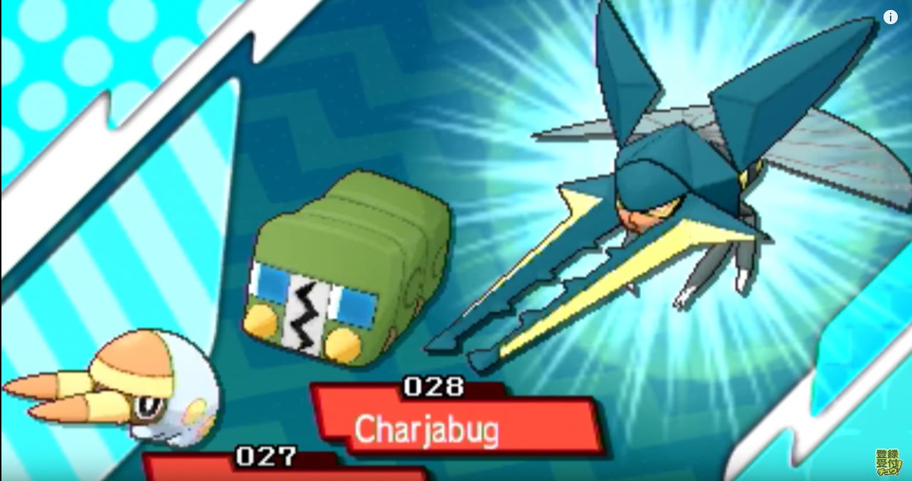 Charjabug Evolution Chart