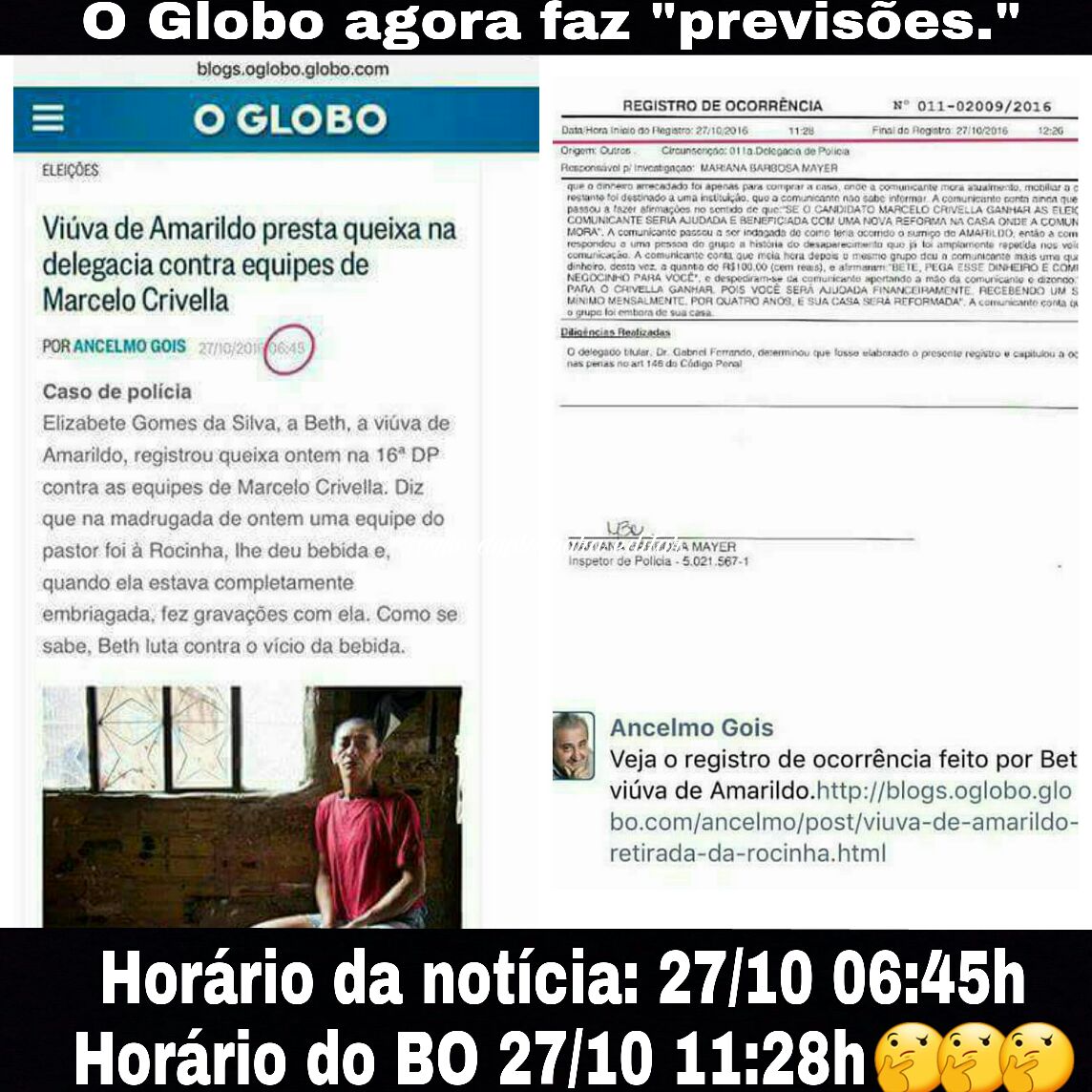 amaral_midias's tweet photo. O Globo agora faz " previsões. Pelo jeito desaprenderam a mentir também. 
@AncelmoGois
#ForaFreixoForaGlobo https://t.co/oj3yz0UPtZ