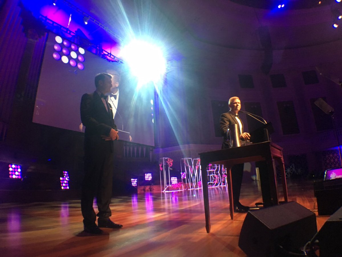 Brisbane_EDA's tweet photo. Our COO Brett Fraser congratulates all winners & thanks sponsors & judges for making this event happen #LMBA2016 ππ https://t.co/9NzK6Iiz9e