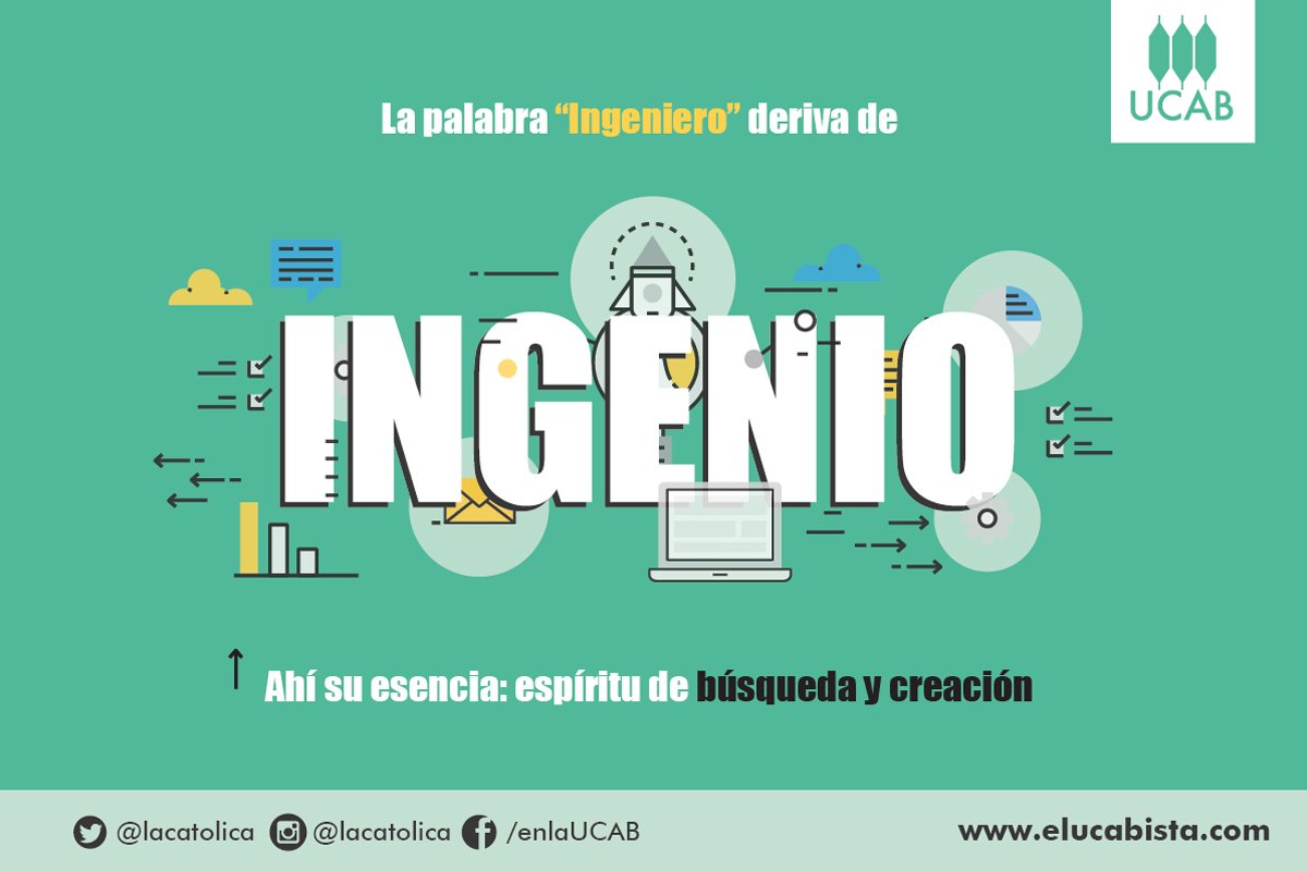 enlaucab's tweet photo. Feliz #DíaDelIngeniero a nuestros egresados y estudiantes de #IngenieríaUCAB https://t.co/wNZh8Mwxq0