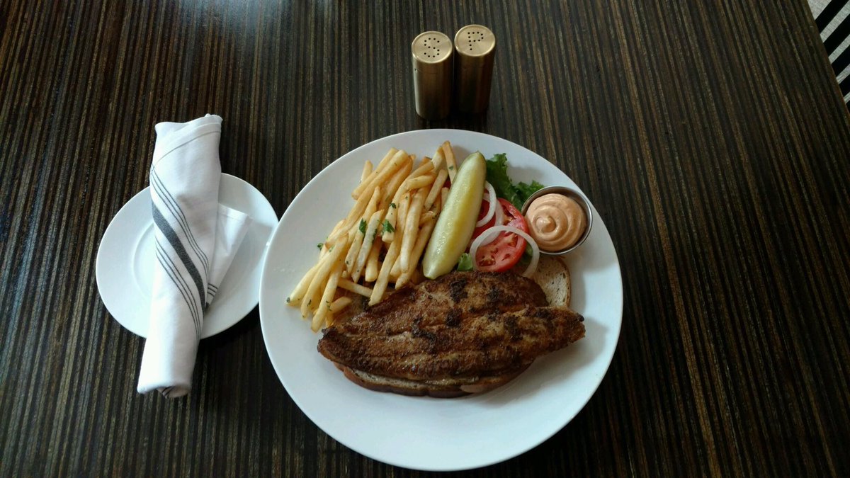 SETLouisville's tweet photo. Today's Special: $9
Grilled Blackened White Fish. 

Soup of the Day:
Lobster Bisque https://t.co/1TIOB1uhCi