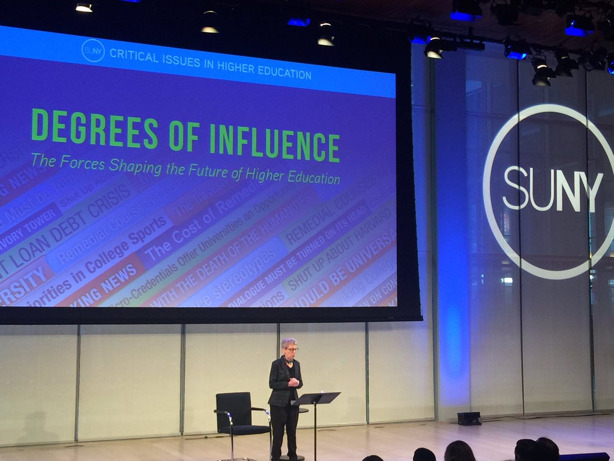 LenoreVanderZee's tweet photo. Terry Gross at #SUNYCON, speaking about radio, Clooney, and the media. https://t.co/Bevi9I2AdM