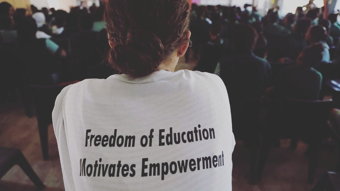 Our slogan on our new t shirts. We love them. 

#freeeducation #menstrualhealth #menstruation #menstrualcup #vagina