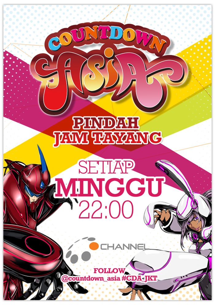 HI <a href="/countdown_asia/">COUNTDOWN ASIA</a> #cda_jkt pindah jam tayang setiap minggu jam 10 malam di O CHANNEL
