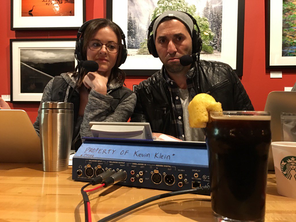 KevinKleinLIVE's tweet photo. In the shadows of the worlds finest beer. #FUAle show starts at 6 on @LIVE105 https://t.co/n7sOazCFF5