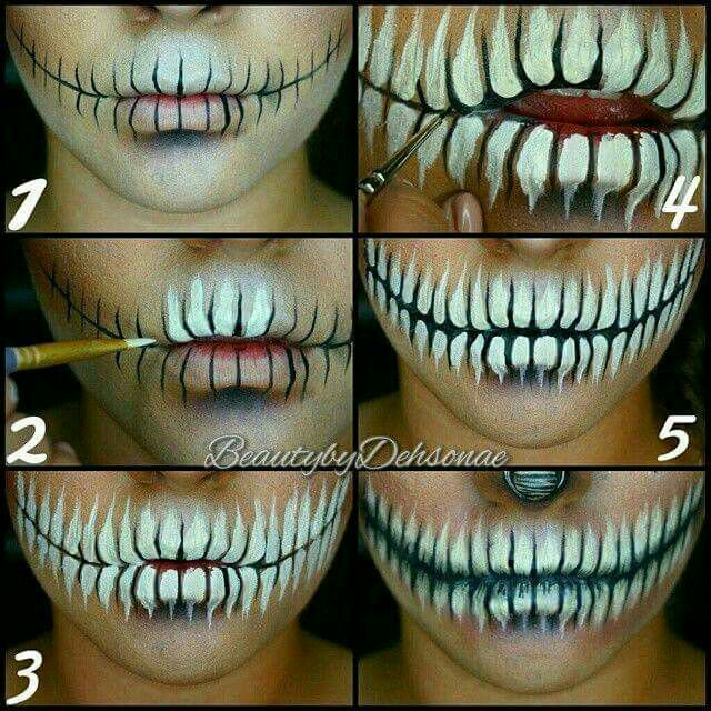 Tuto_Bella's tweet photo. Como realizar maquillaje de dientes terroríficos, al detalle.. #tips #tutorial #maquillaje #halloween #ideas https://t.co/DjSxeY9STv