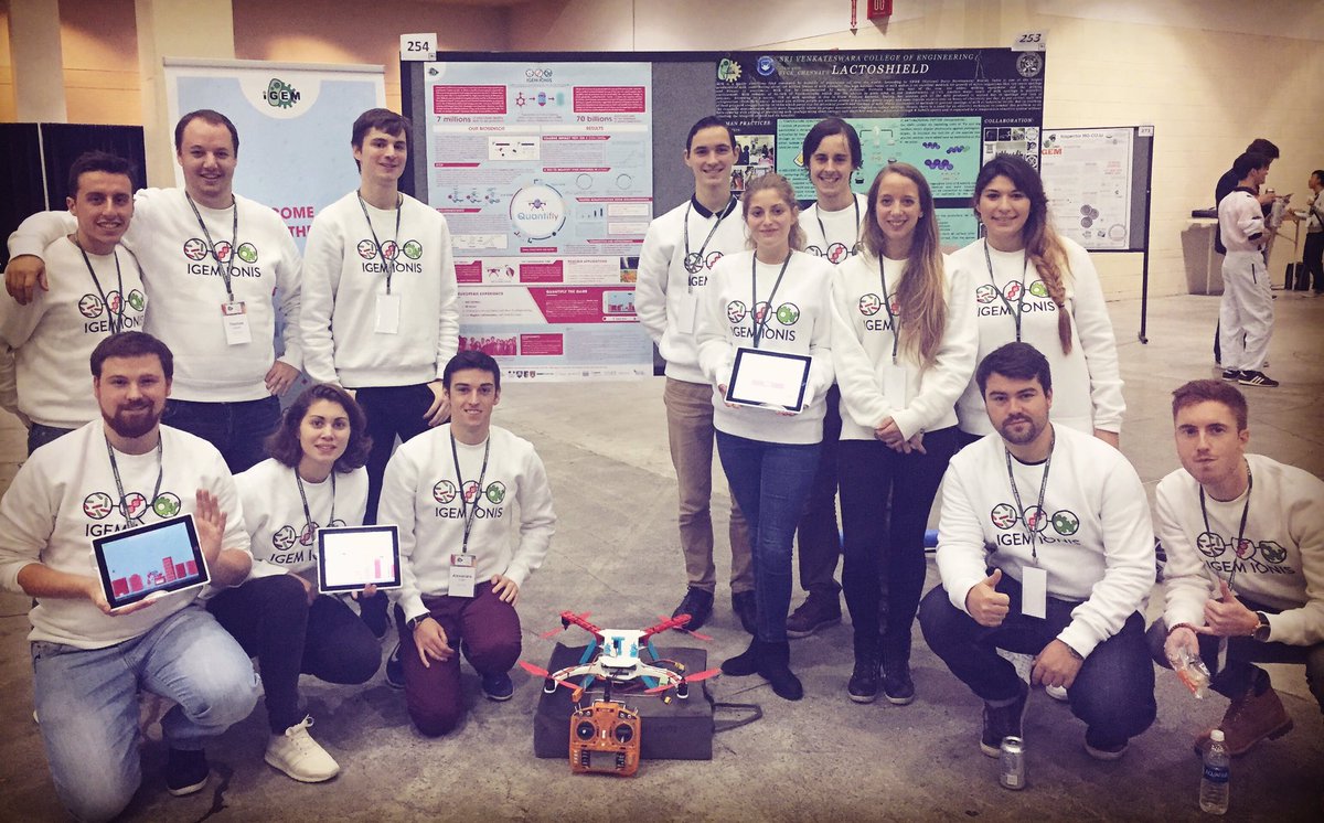 iGEM_IONIS's tweet photo. iGEM IONIS is proud to present their iGEM project : #Quantifly !!!
#iGEM2016 #GiantJamboree
Come watch our presentation : Room 304 16:30 ! https://t.co/EM8LbnhwSS