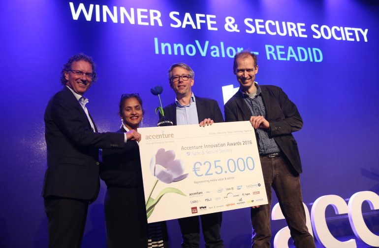 ReadID_Inverid's tweet photo. Proud to announce that ReadID today won the Accenture Innovation Aware 2016 for Safe & Secure Society! #InnoValor #AIA2016 #ID-verification https://t.co/3LRmVruoBc