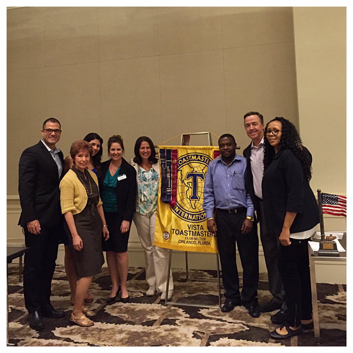 Thank YOU <a href="/FSOrlando/">Four Seasons Orlando</a> for graciously providing <a href="/VistaTM/">Vista Toastmasters</a> #Toastmasters a location for our meeting. We Appreciate your support #FridayFeeling