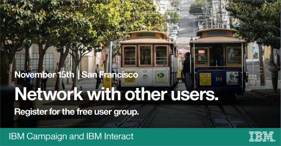 CommonwealthTM's tweet photo. Peer to peer networking and education. Register today! #CUG16 #IBMCampaign #SanFrancisco @IBMforMarketing https://t.co/kY1wrvGmgU https://t.co/PPkQc6zkYO