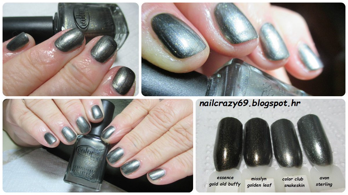 Oldie but goody - <a href="/ColorClubNail/">ColorClubNailLacquer</a> ''snakeskin'', definitely one of the most unique polishes I own <3
Even the formula is still perfect.