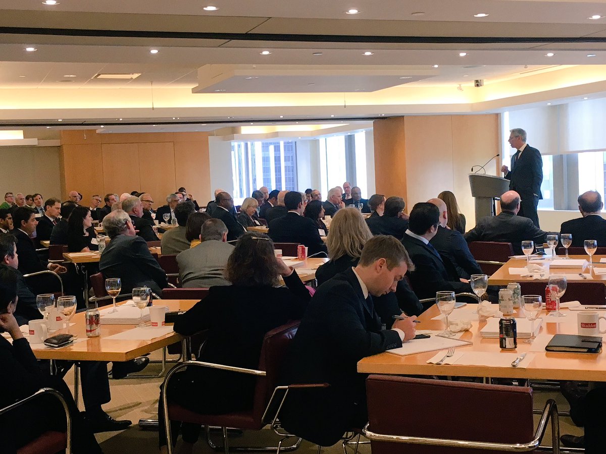 chelseaconnor's tweet photo. Fantastic audience for @OSFICanada Superintendent Jeremy Rudin @CanadaNY #CanEE series. https://t.co/3HGzfpwdQH