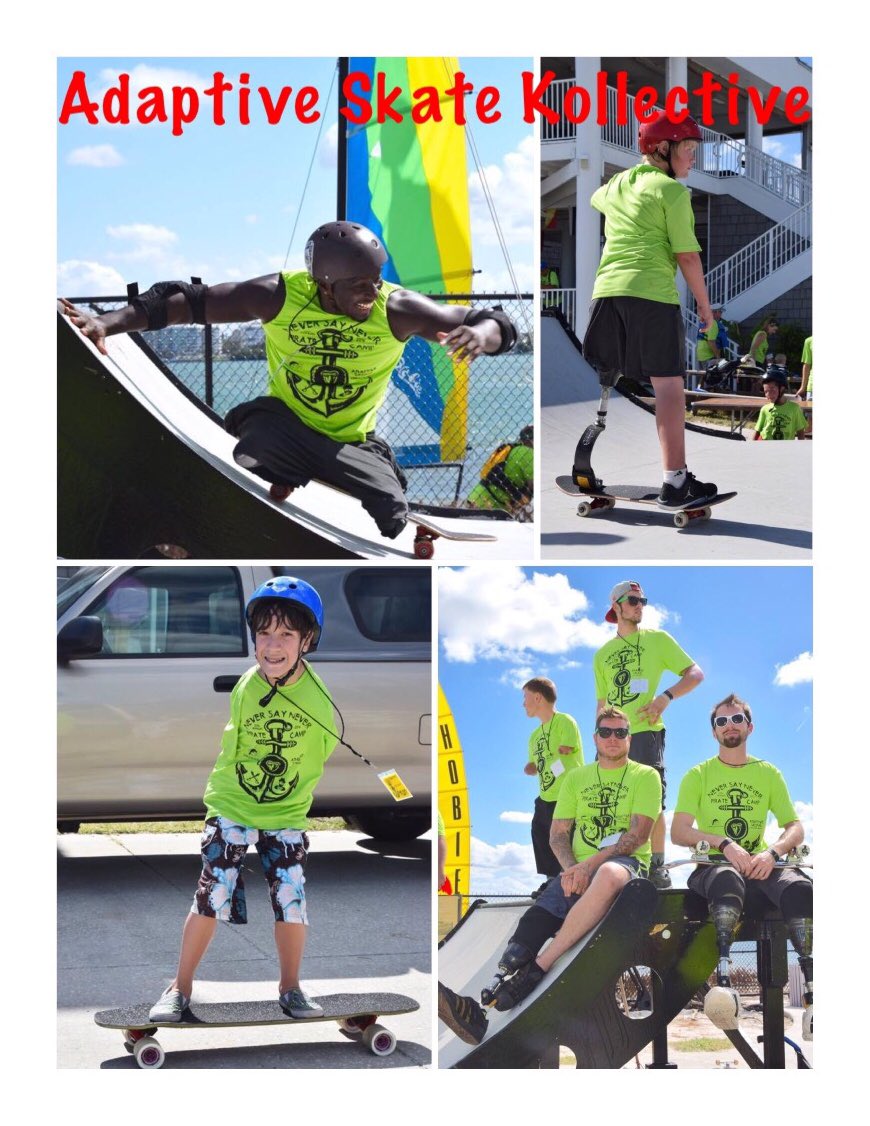 SheckFoundation's tweet photo. #WatchVoteShare #BeTheChange finalist @AdaptiveSkate Kollective!  https://t.co/eblA9uDzmG https://t.co/3CTPJeRCwn