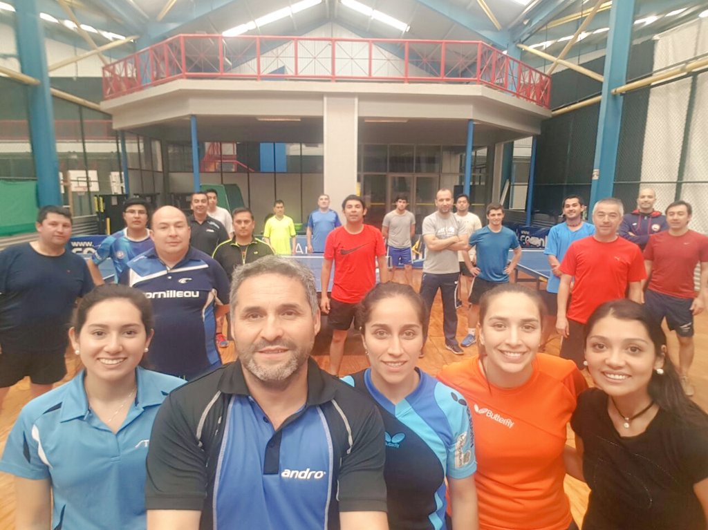 Saludamos a los participantes del ITTF-PTT Nivel 1 que se realiza en Concepción, Chile. #tenisdemesa