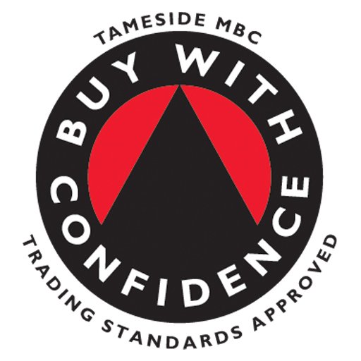 TamesideCouncil's tweet image. All 200+ members of our Buy with Confidence scheme are independently checked by Trading Standards and carry this logo